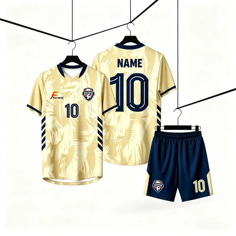 Custom Soccer Jerseys for Individuals or Teams: V-Neck Soccer Jersey Sets—Customize with Your Team Name and Numbers